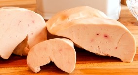 Gan Ngỗng béo Pháp Rougié cắt lát