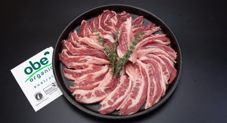Dẻ sườn bò Hữu cơ Úc OBE tươi  - OBE Organic Beef  Rib Finger